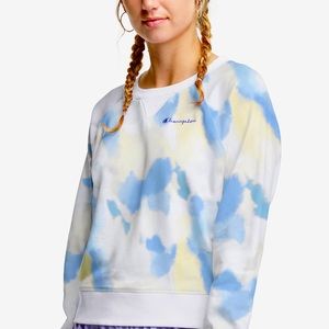 Champion Women's Campus Tie-Dyed French
Terry Sweatshir